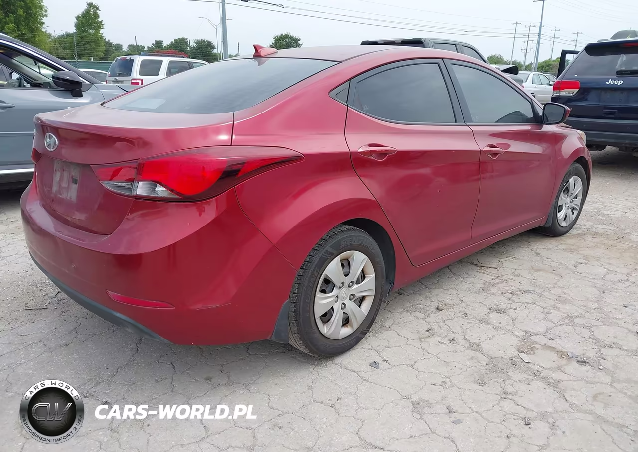 2016 Hyundai Elantra Se VIN:5NPDH4AE6GH756408 - 4