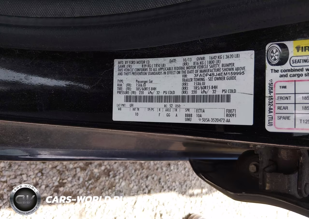 2014 Ford Fiesta Se VIN:3FADP4BJ4EM159995 - 9
