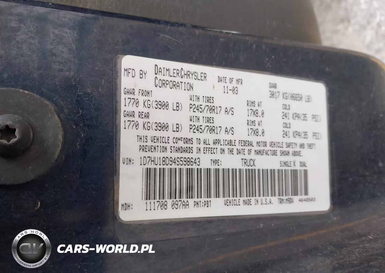 2004 Dodge Ram 1500 Slt-Laramie VIN:1D7HU18D94S598643 - 9