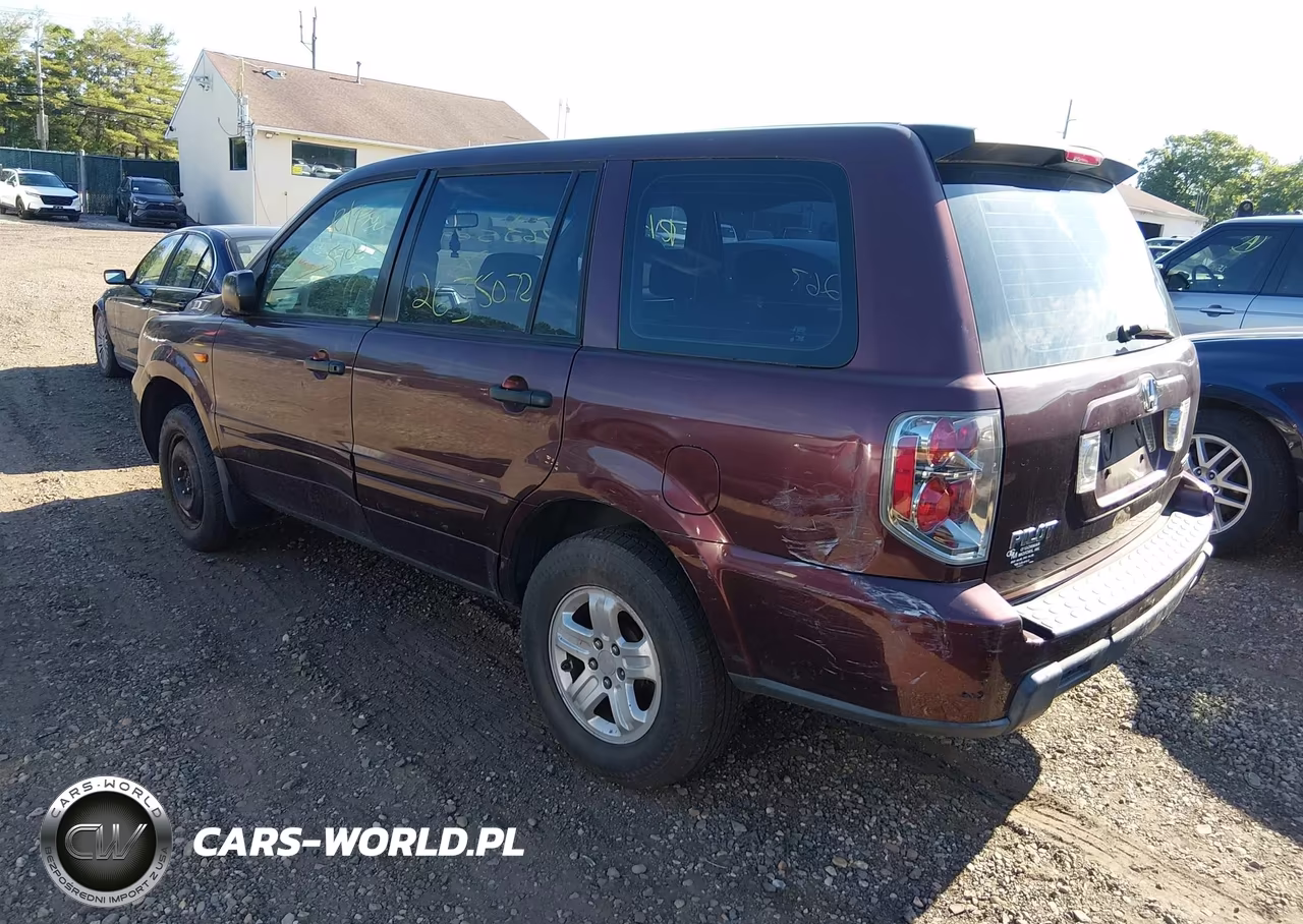 2007 Honda Pilot Lx VIN:5FNYF18187B000909 - 3