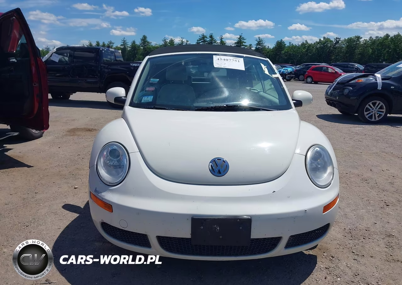 2007 Volkswagen New Beetle Triple White VIN:3VWFG31Y97M422493 - 6