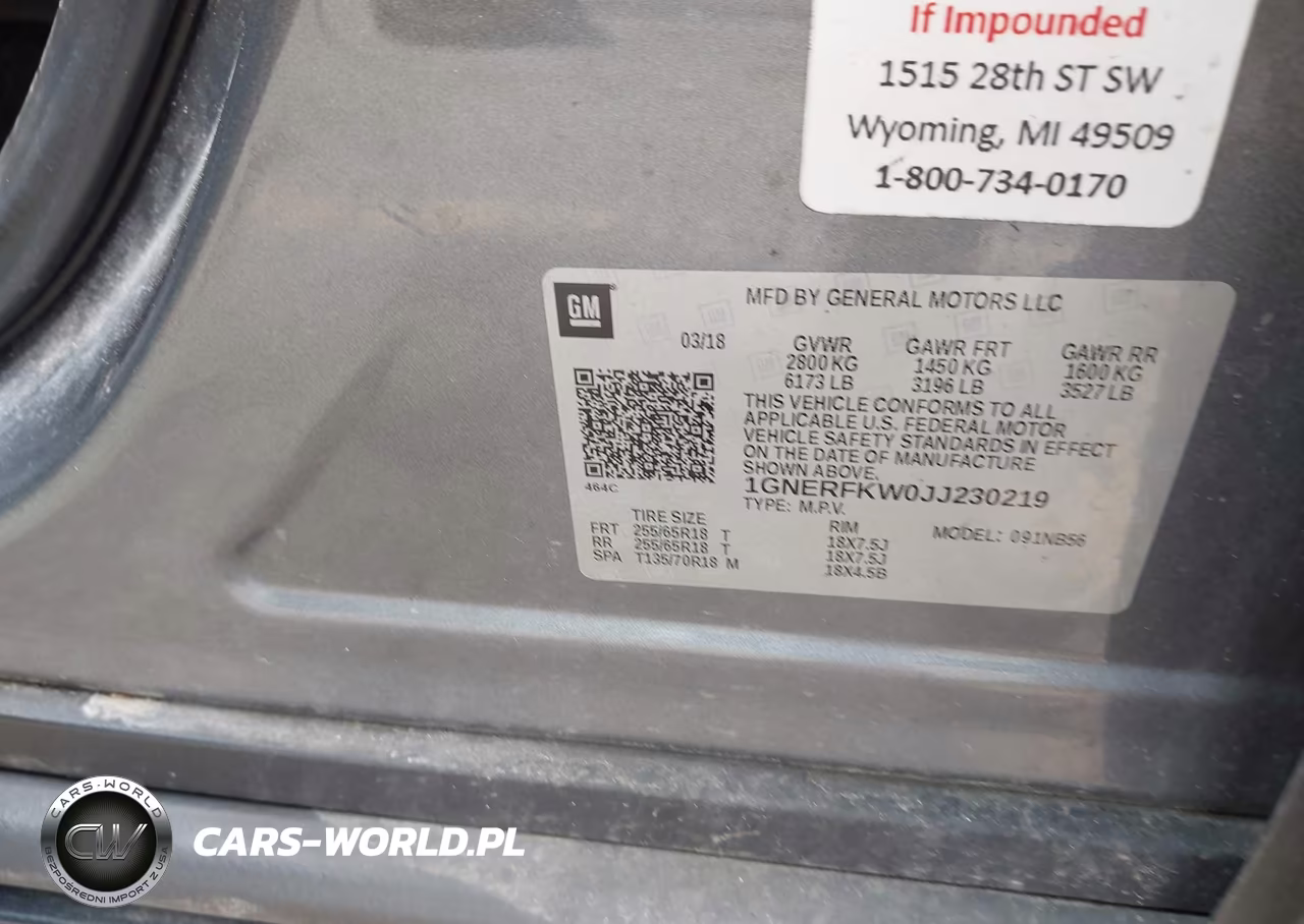 2018 Chevrolet Traverse Ls VIN:1GNERFKW0JJ230219 - 9