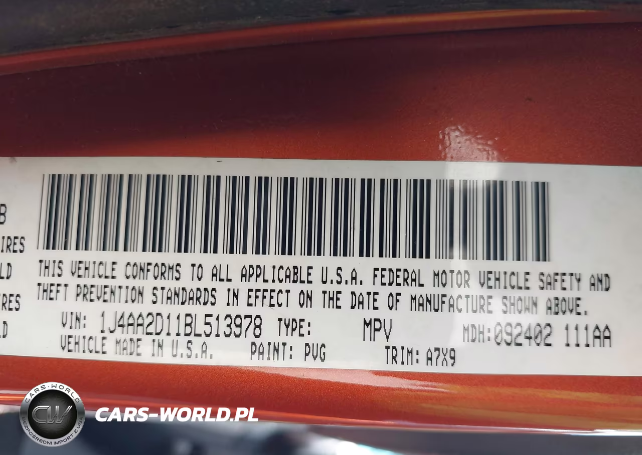 2011 Jeep Wrangler Sport VIN:1J4AA2D11BL513978 - 9