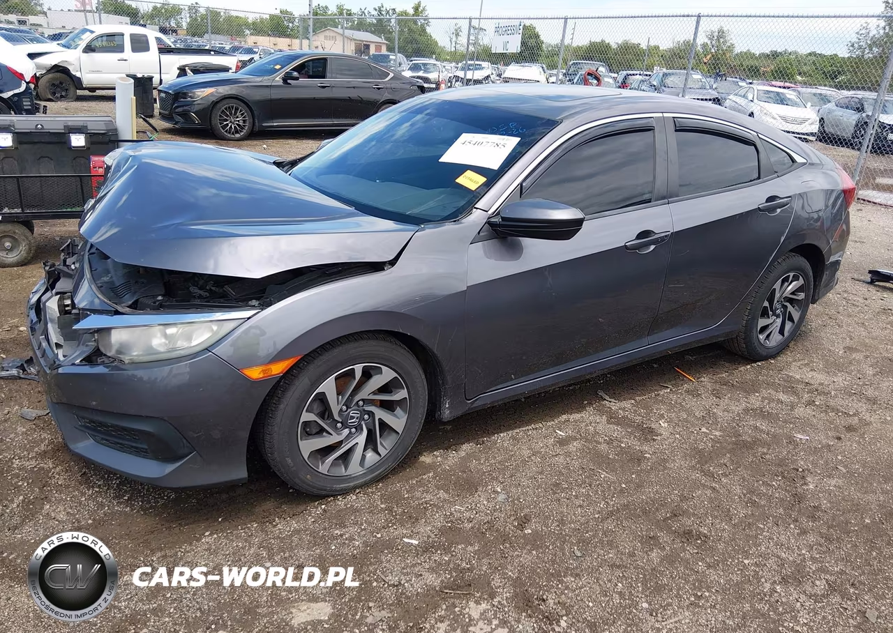 2018 Honda Civic Ex VIN:2HGFC2F7XJH525017 - 2