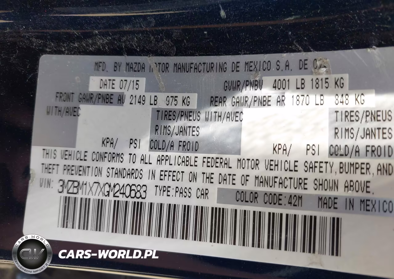 2016 Mazda Mazda3 I Grand Touring VIN:3MZBM1X7XGM240683 - 9
