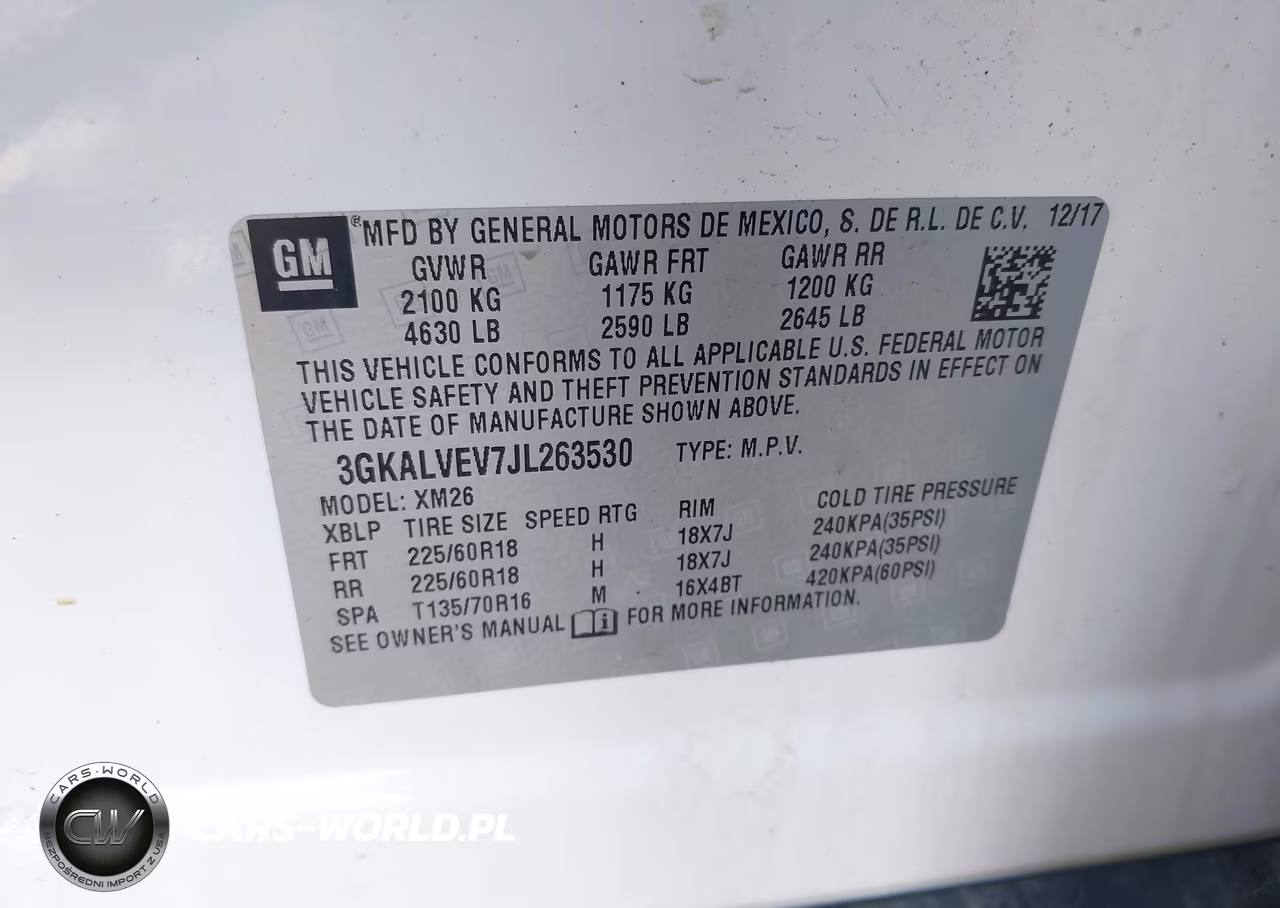 2018 GMC Terrain Slt VIN:3GKALVEV7JL263530 - 9