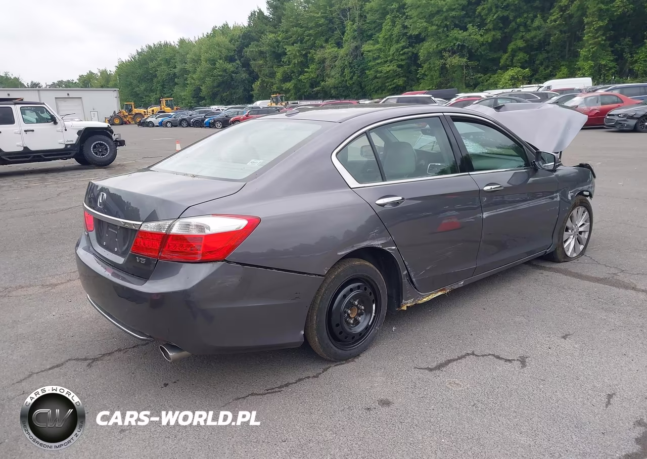 2014 Honda Accord Ex-L V-6 VIN:1HGCR3F82EA002742 - 4