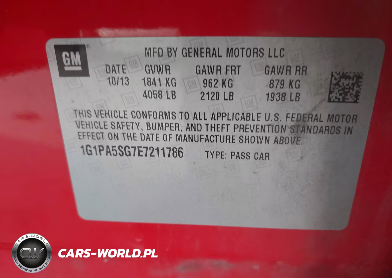 2014 Chevrolet Cruze Ls Auto VIN:1G1PA5SG7E7211786 - 9