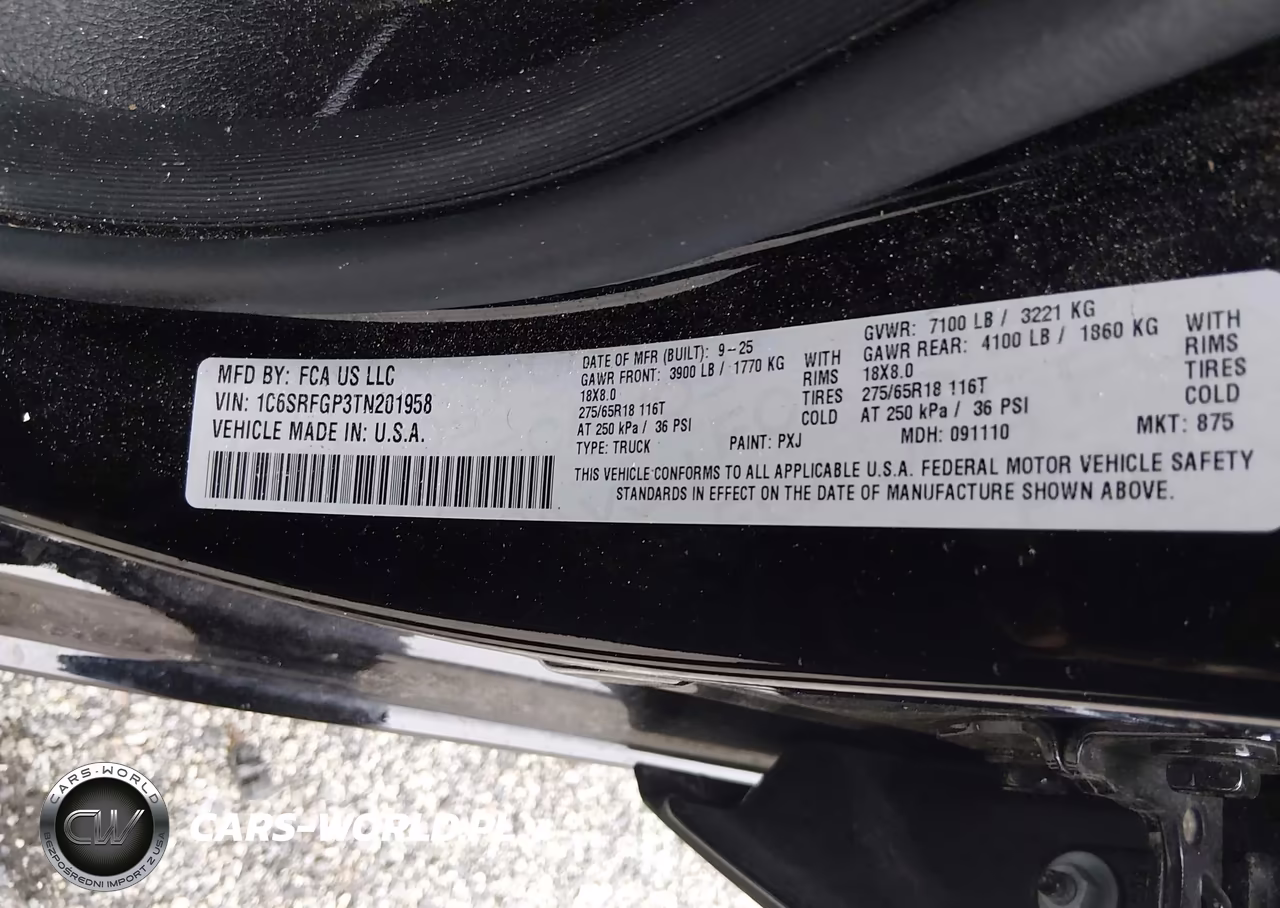 2026 Ram 1500 Tradesman 4X4 5'7 Box VIN:1C6SRFGP3TN201958 - 9
