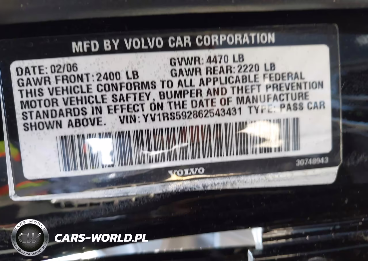 2006 Volvo S60 2.5T VIN:YV1RS592862543431 - 9