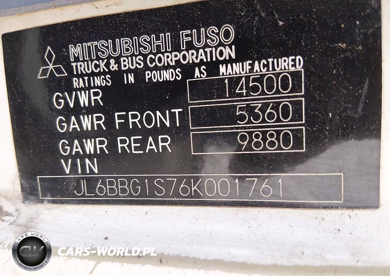 2006 Mitsubishi Fuso Truck Fe 84D VIN:JL6BBG1S76K001761 - 8