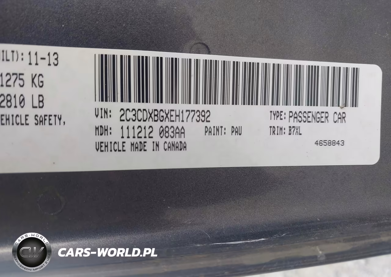 2014 Dodge Charger Se VIN:2C3CDXBGXEH177392 - 9