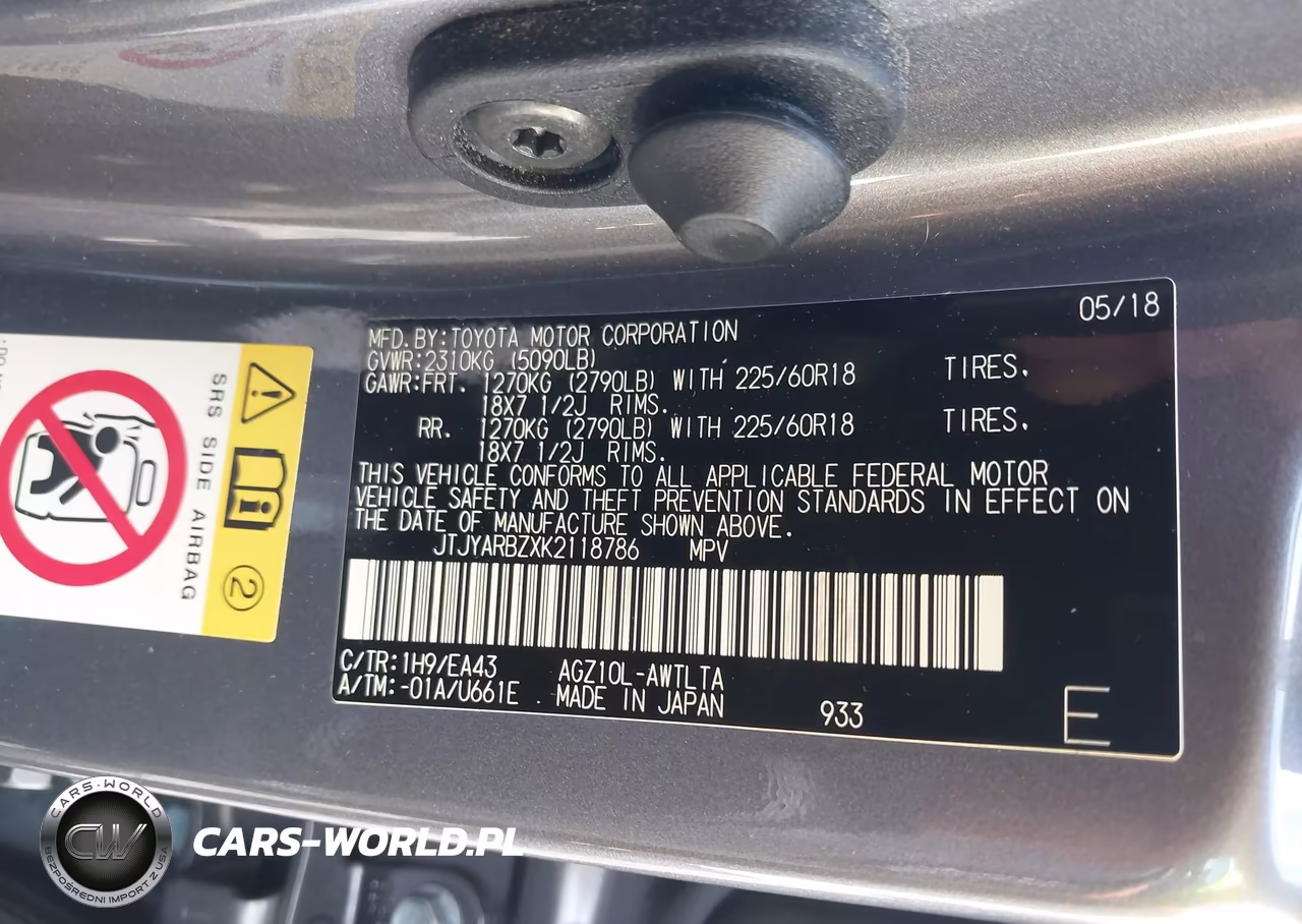 2019 Lexus Nx 300 Base-300 F Sport VIN:JTJYARBZXK2118786 - 9