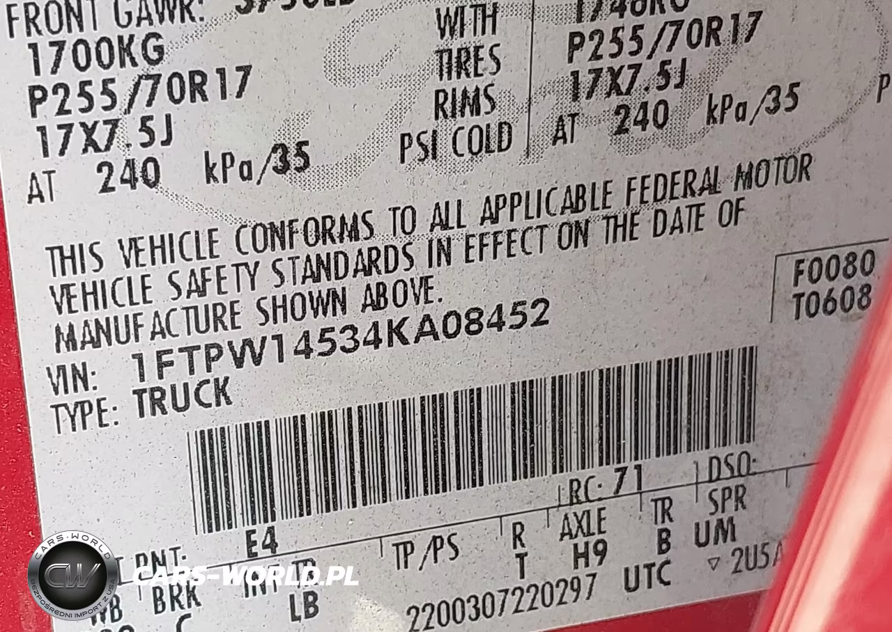 2004 Ford F-150 Fx4-Lariat-Xlt VIN:1FTPW14534KA08452 - 9