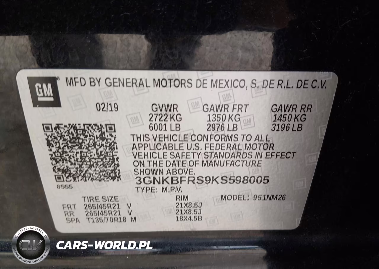 2019 Chevrolet Blazer Premier VIN:3GNKBFRS9KS598005 - 9