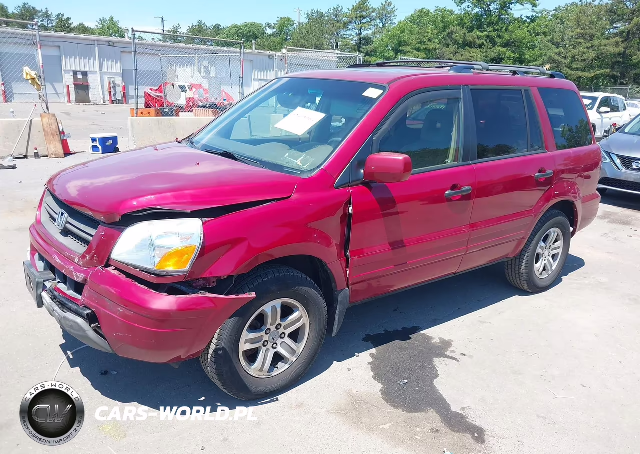 2005 Honda Pilot Ex-L VIN:5FNYF18525B030584 - 2