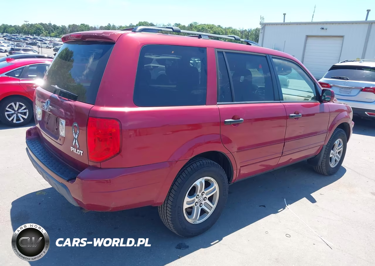 2005 Honda Pilot Ex-L VIN:5FNYF18525B030584 - 4