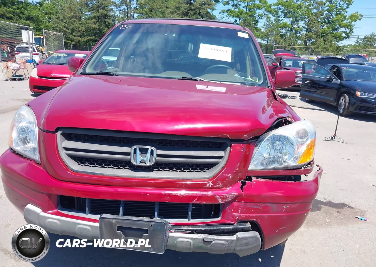 2005 Honda Pilot Ex-L VIN:5FNYF18525B030584 - 6