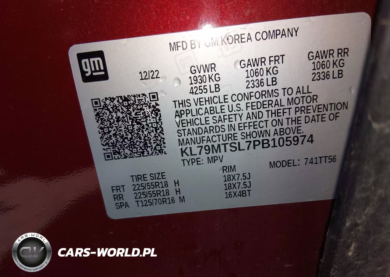 2023 Chevrolet Trailblazer Fwd Rs VIN:KL79MTSL7PB105974 - 7