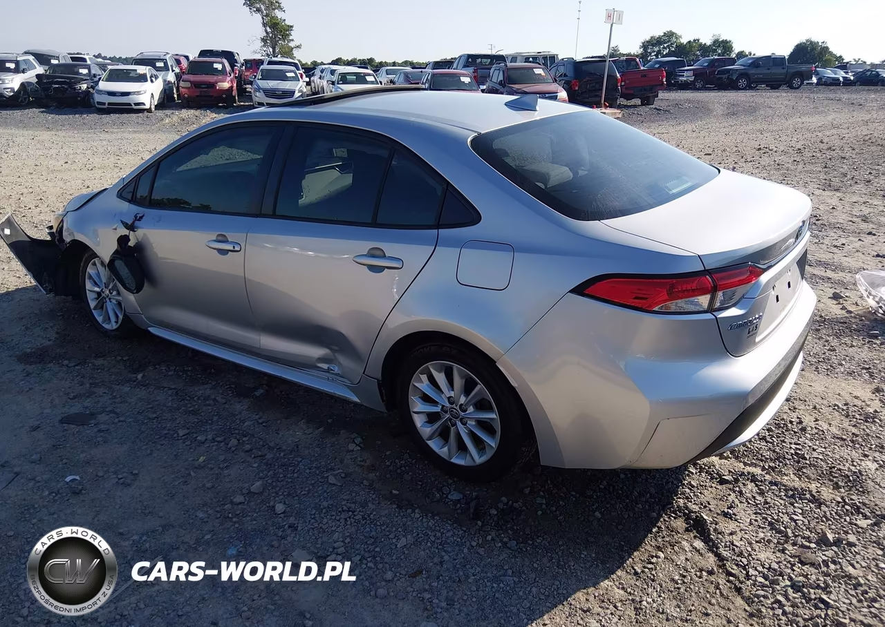 2020 Toyota Corolla Le VIN:JTDHPRAE5LJ041462 - 3