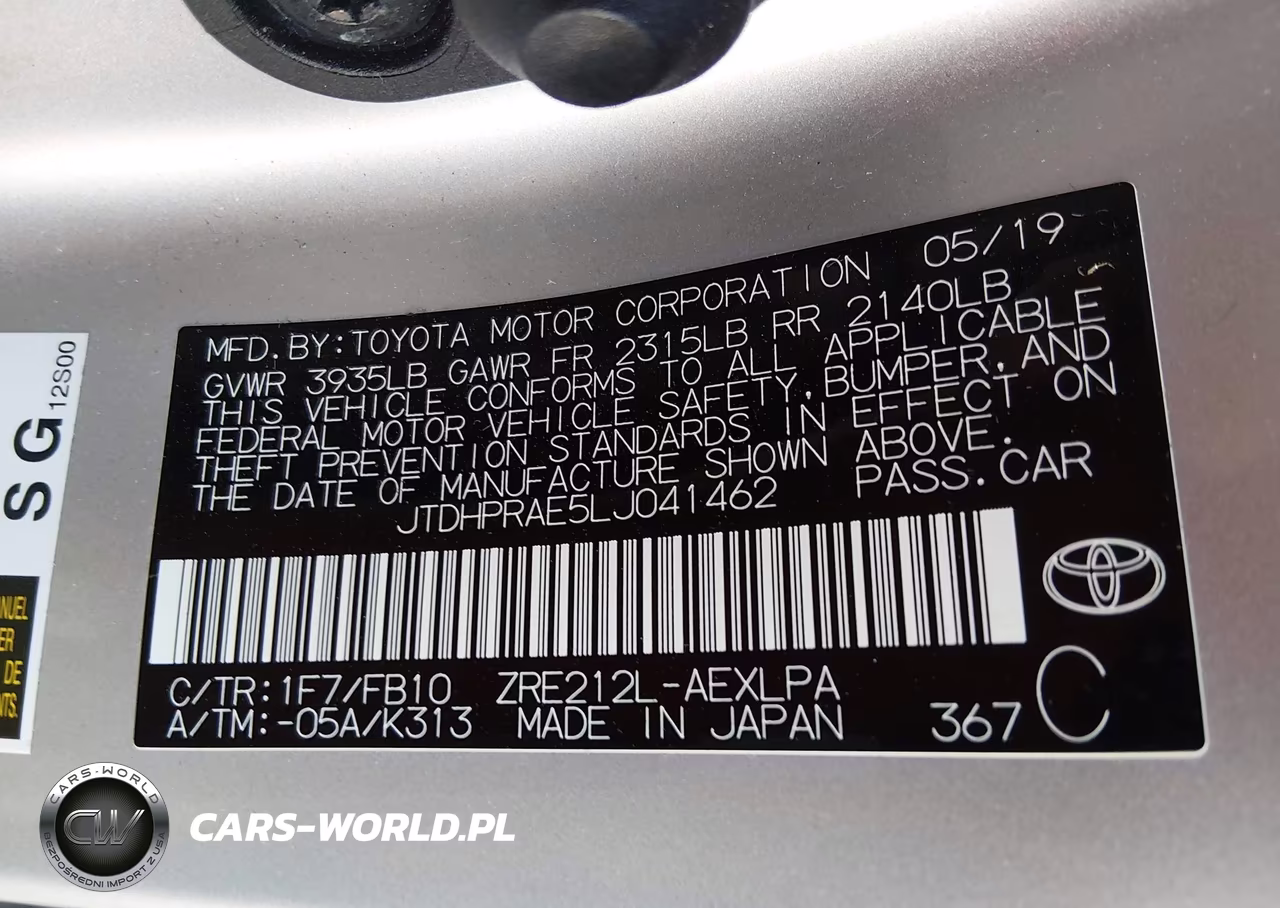 2020 Toyota Corolla Le VIN:JTDHPRAE5LJ041462 - 9