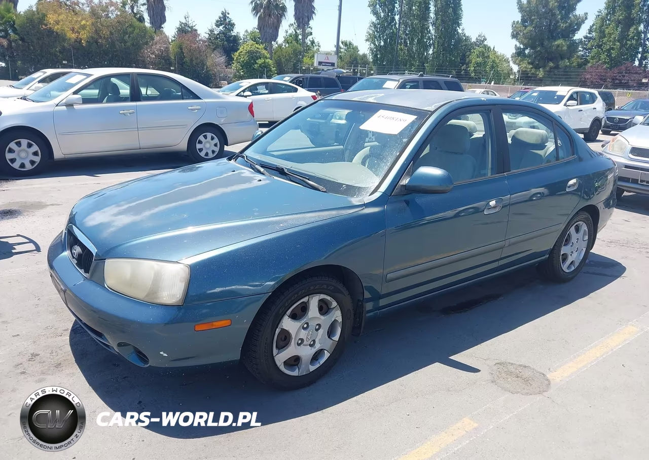 2002 Hyundai Elantra Gls VIN:KMHDN45D42U360563 - 2