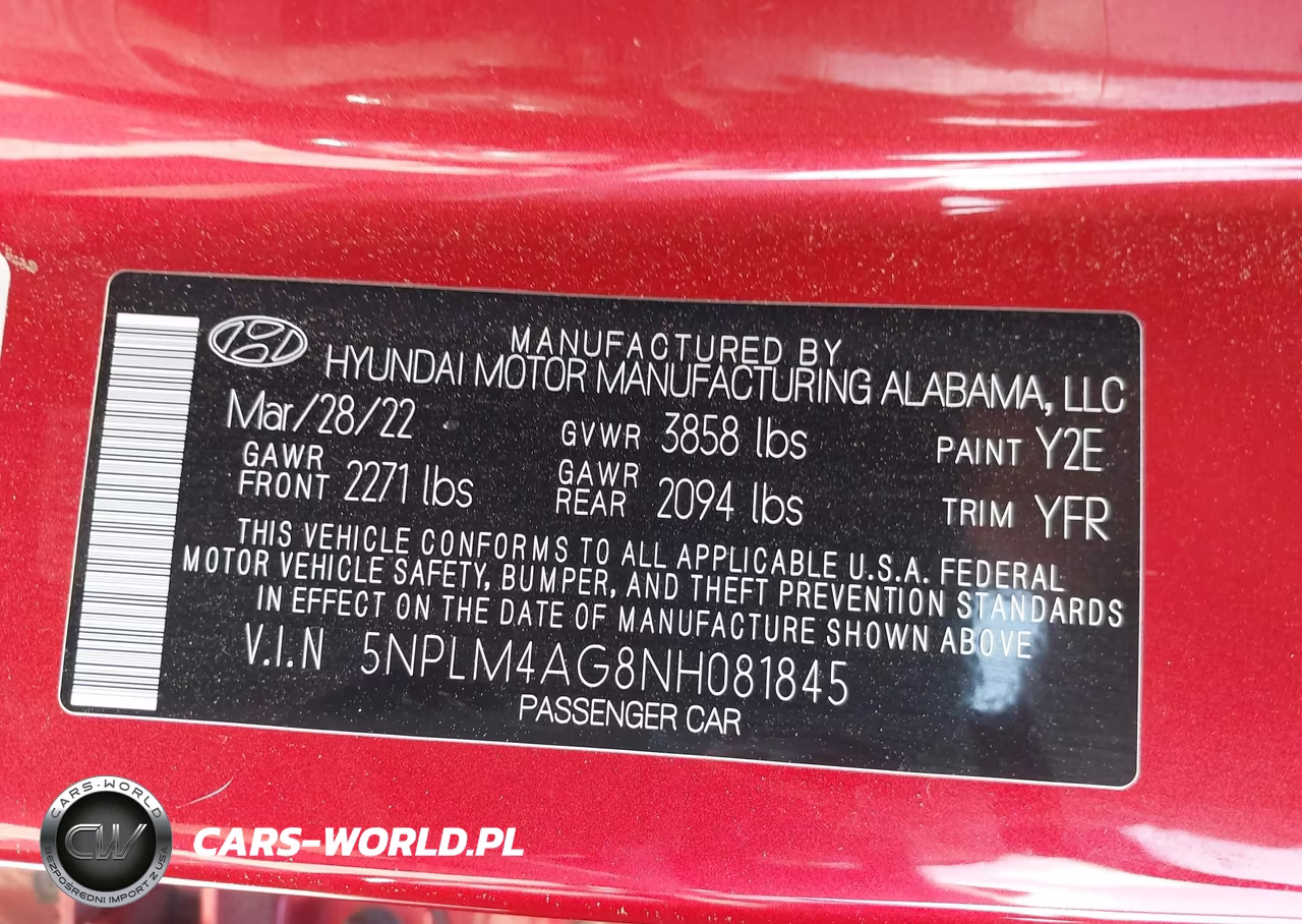 2022 Hyundai Elantra Sel VIN:5NPLM4AG8NH081845 - 9