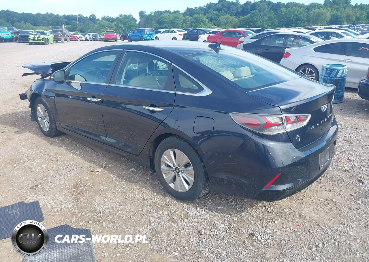 2018 Hyundai Sonata Hybrid Se VIN:KMHE24L39JA079835 - 3