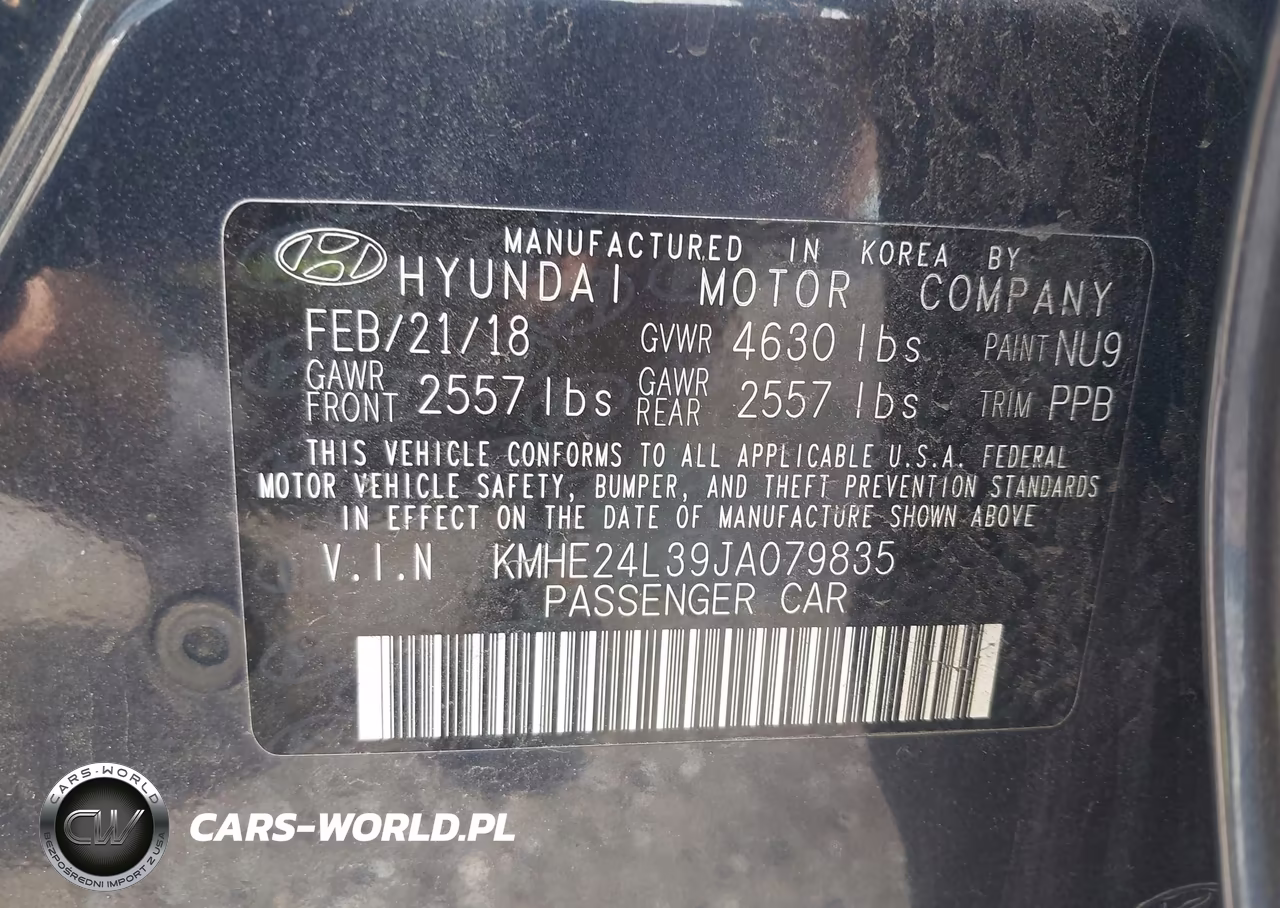 2018 Hyundai Sonata Hybrid Se VIN:KMHE24L39JA079835 - 9