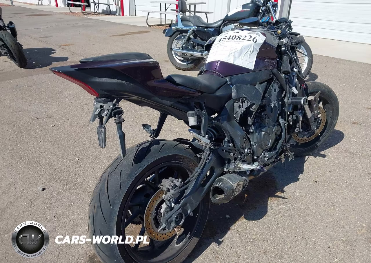 2022 Yamaha Yzfr7 VIN:JYARM38E9NA000816 - 4