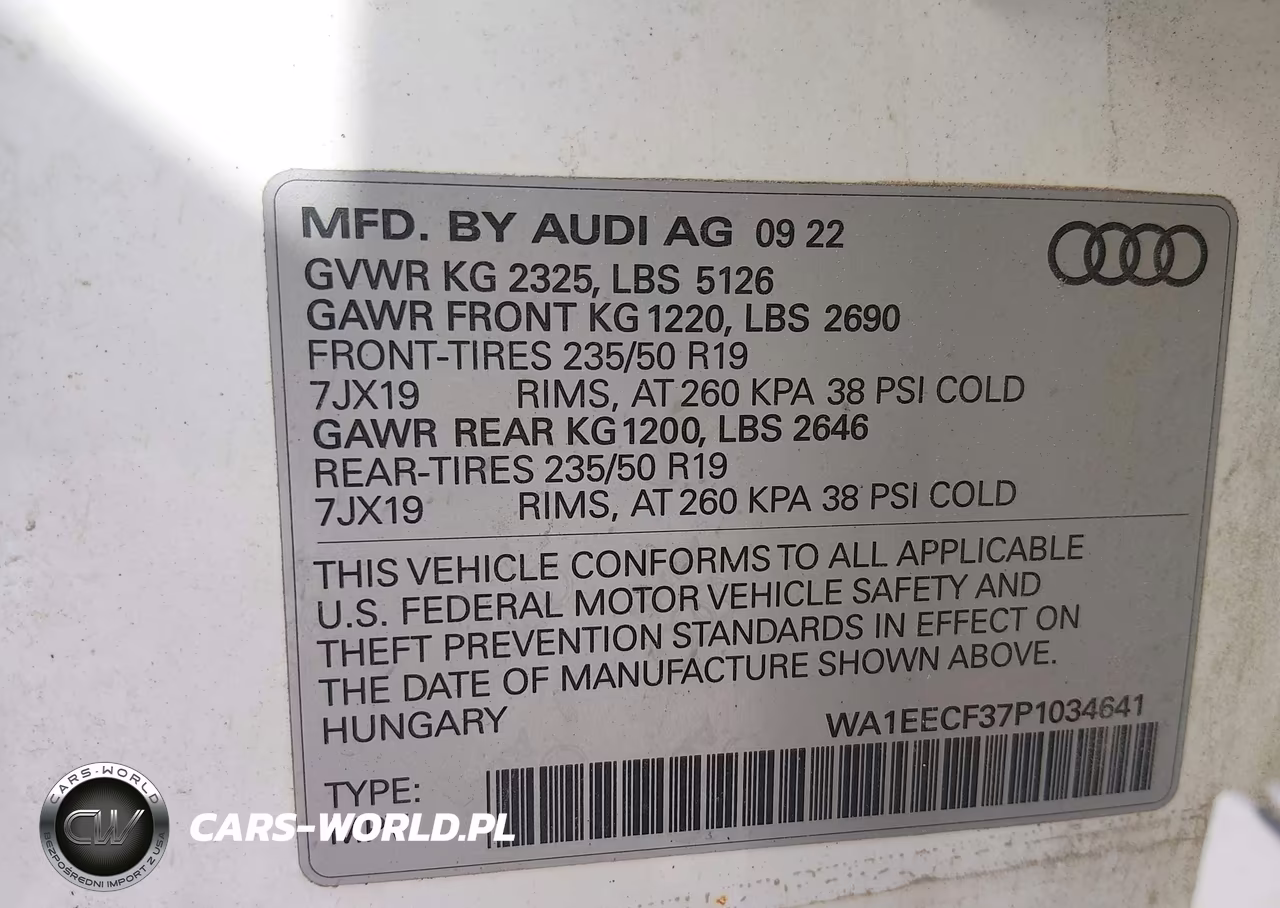 2023 Audi Q3 Premium Plus 45 Tfsi S Line Quattro Tiptronic VIN:WA1EECF37P1034641 - 9