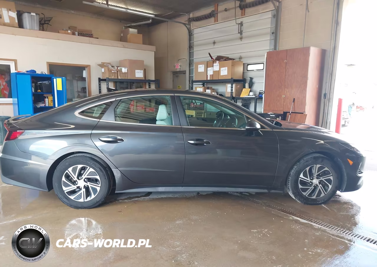2021 Hyundai Sonata Blue VIN:KMHL24JJ8MA029439 - 19