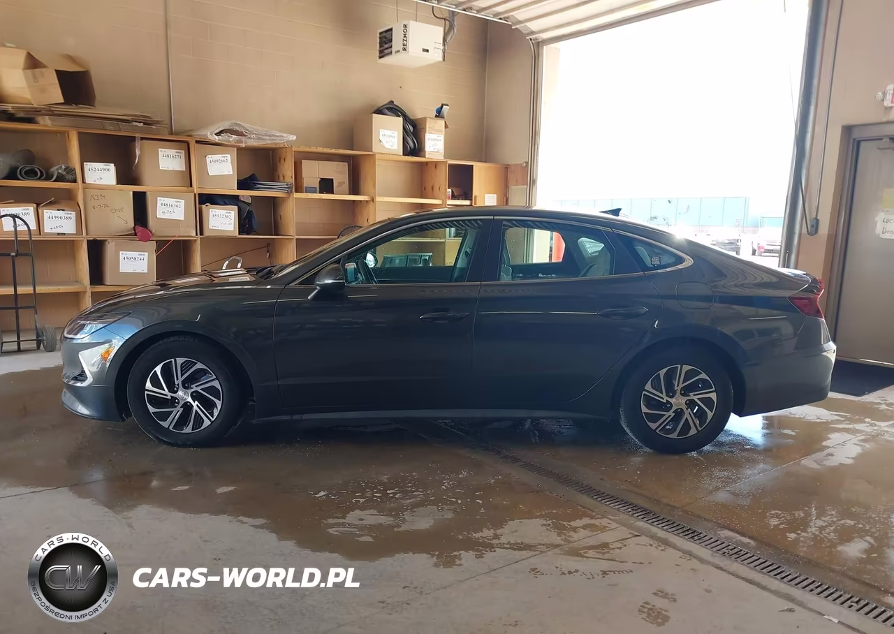 2021 Hyundai Sonata Blue VIN:KMHL24JJ8MA029439 - 20