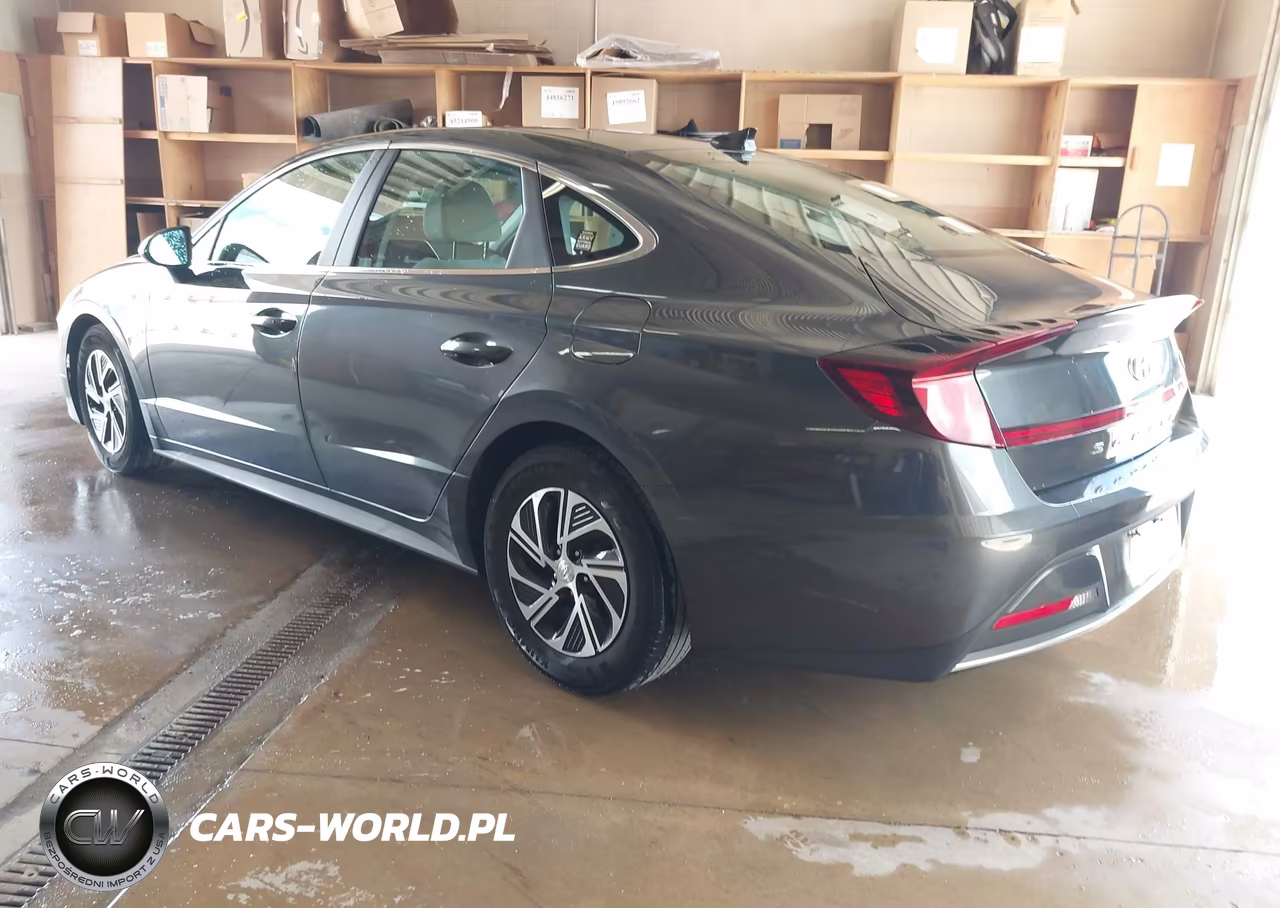 2021 Hyundai Sonata Blue VIN:KMHL24JJ8MA029439 - 3
