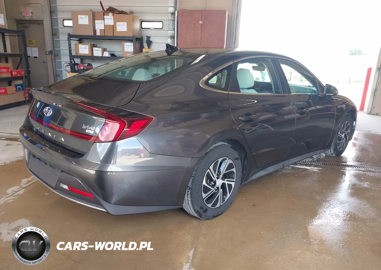 2021 Hyundai Sonata Blue VIN:KMHL24JJ8MA029439 - 4