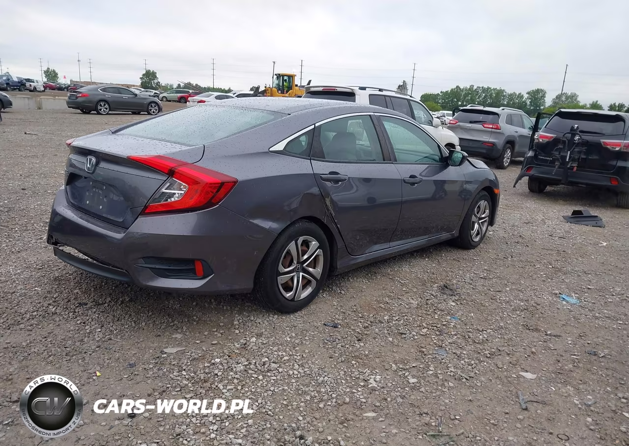 2017 Honda Civic Lx VIN:19XFC2F5XHE081107 - 4