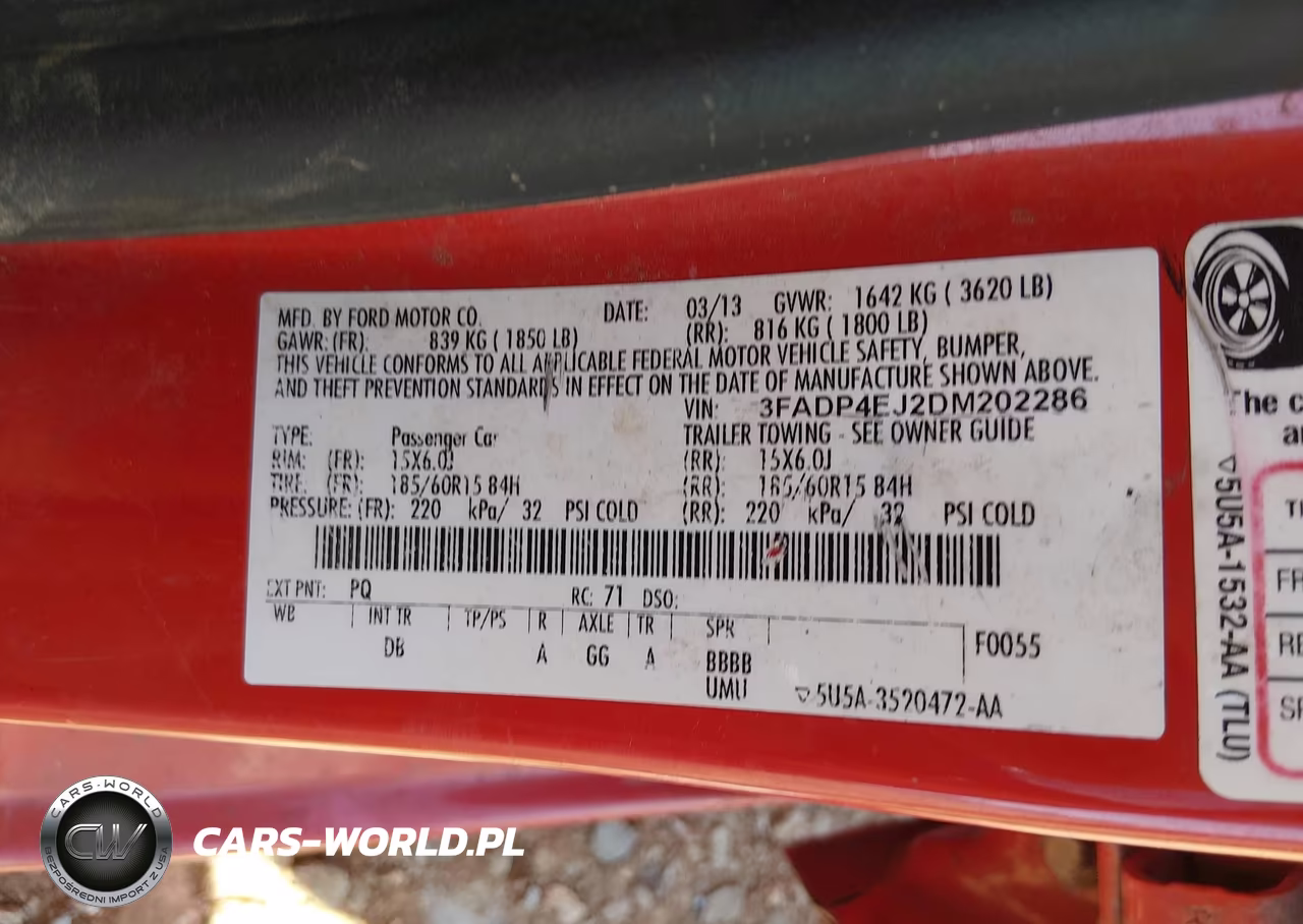 2013 Ford Fiesta Se VIN:3FADP4EJ2DM202286 - 8
