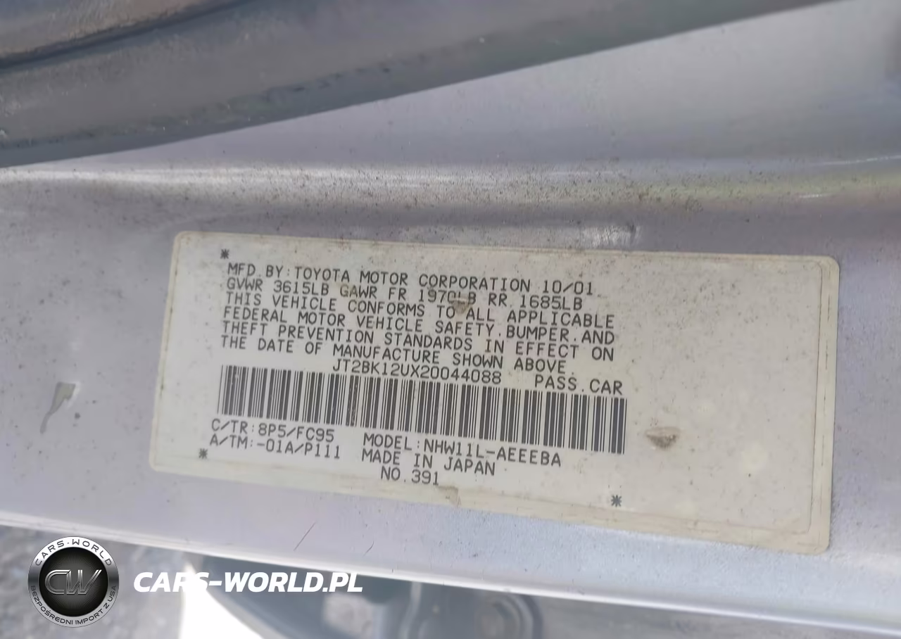 2002 Toyota Prius VIN:JT2BK12UX20044088 - 9