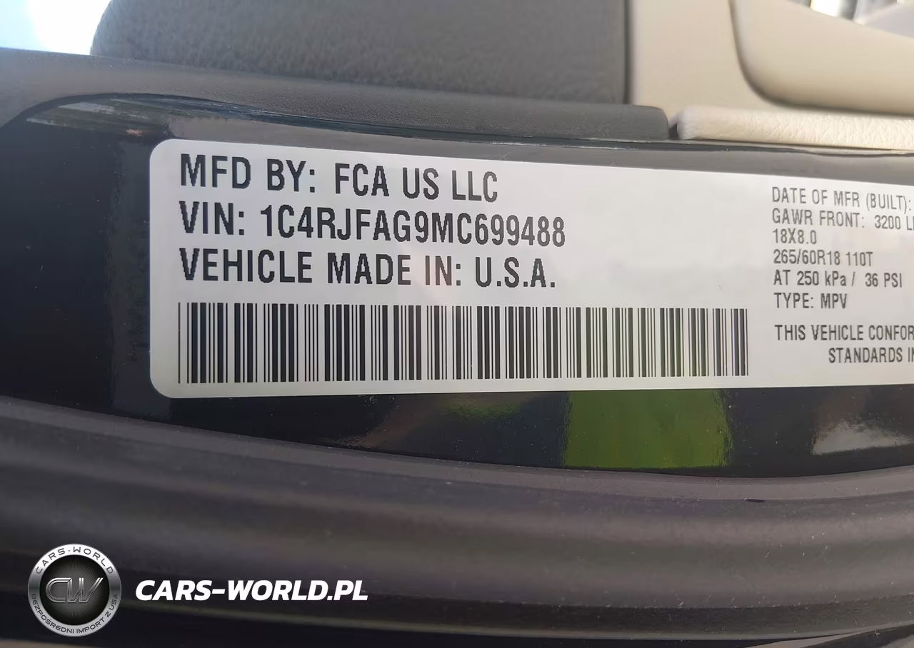 2021 Jeep Grand Cherokee Laredo E 4X4 VIN:1C4RJFAG9MC699488 - 9