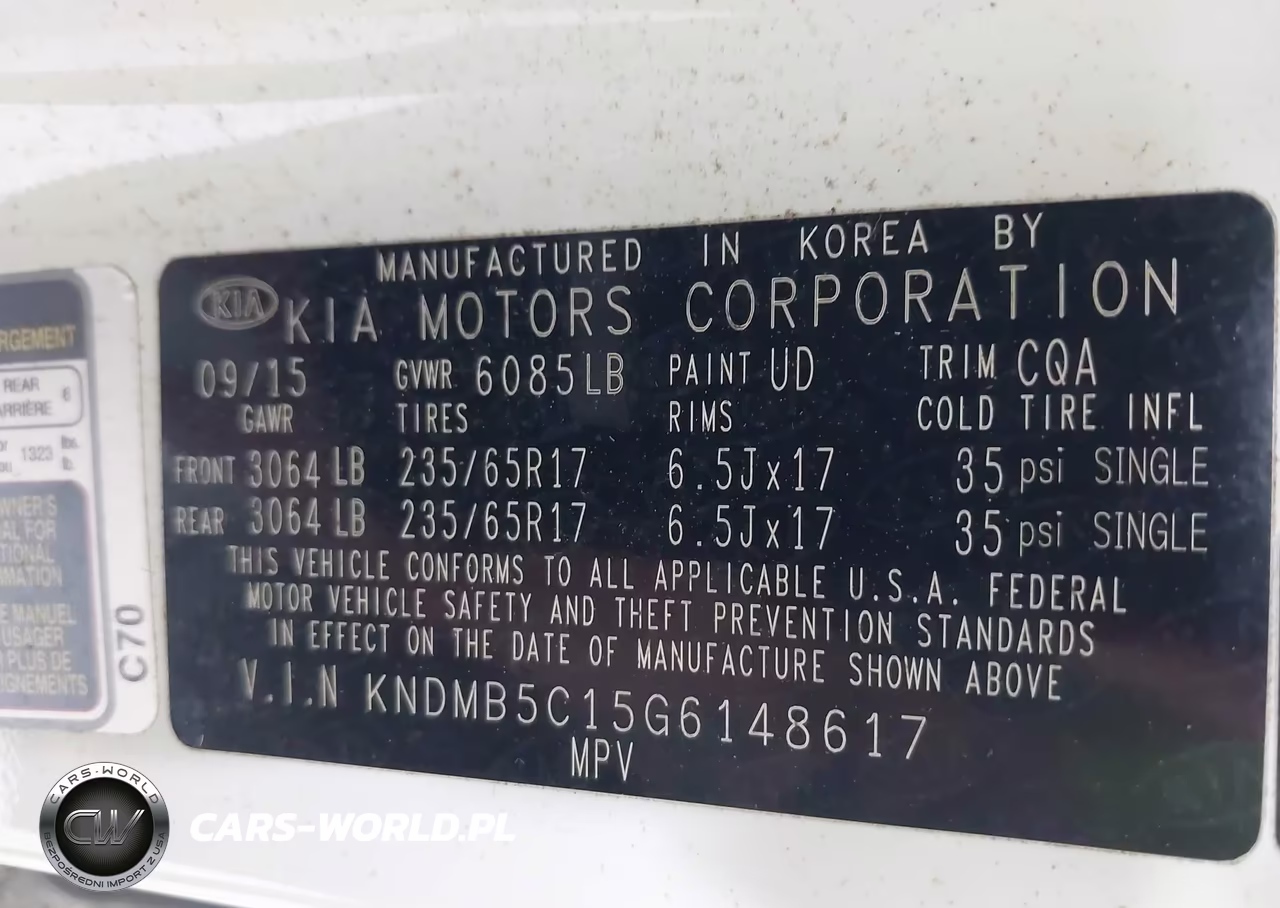 2016 Kia Sedona Lx VIN:KNDMB5C15G6148617 - 9