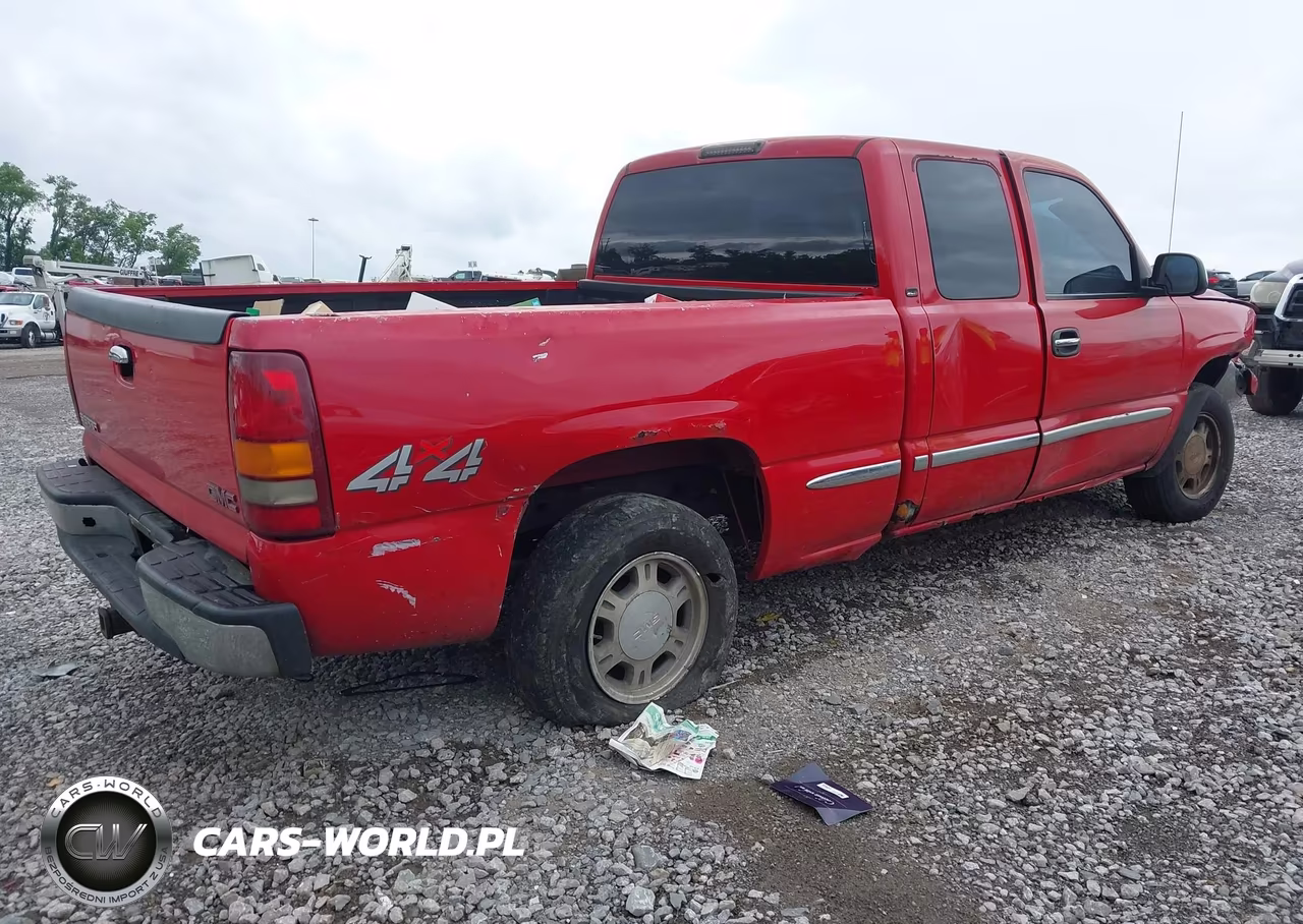 2000 GMC Sierra 1500 Sle VIN:1GTEK19T1YE229367 - 4