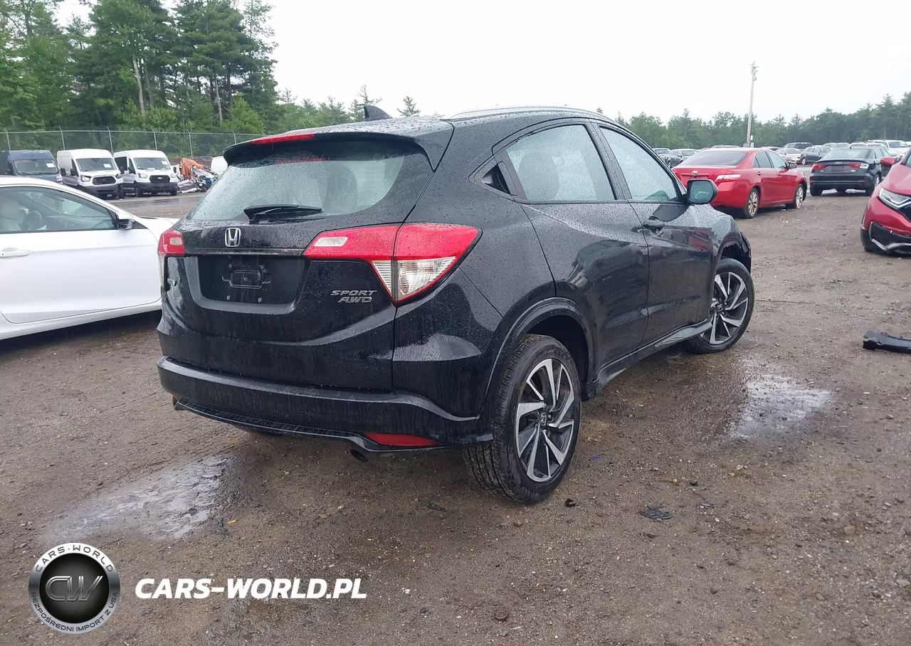 2020 Honda Hr-V Awd Sport VIN:3CZRU6H1XLM726763 - 4