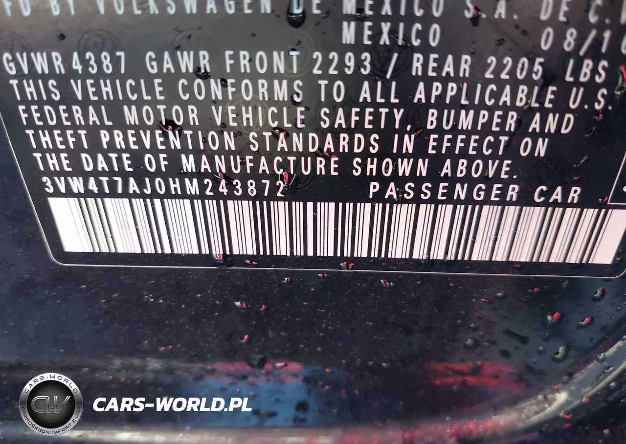 2017 Volkswagen Jetta Gli VIN:3VW4T7AJ0HM243872 - 9