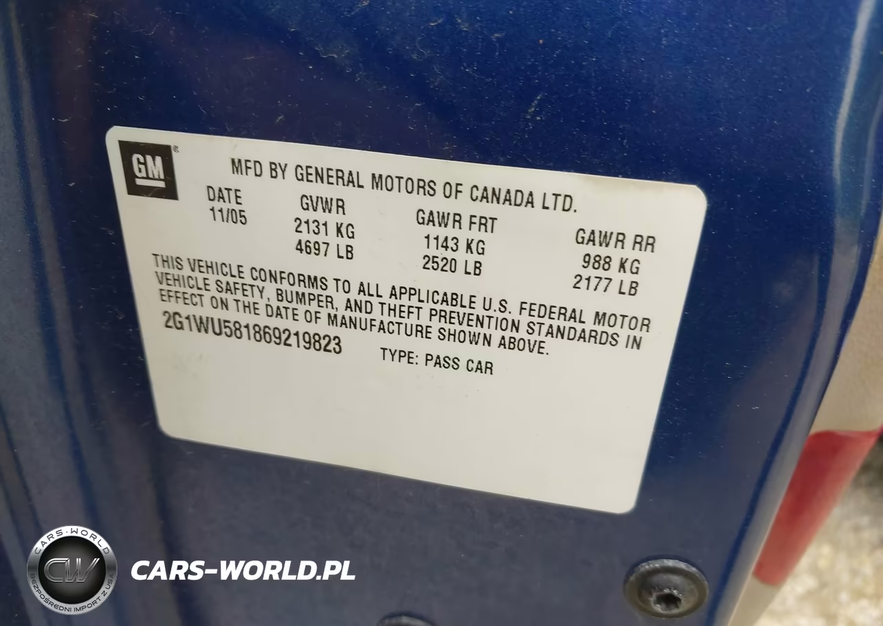 2006 Chevrolet Impala Ltz VIN:2G1WU581869219823 - 9