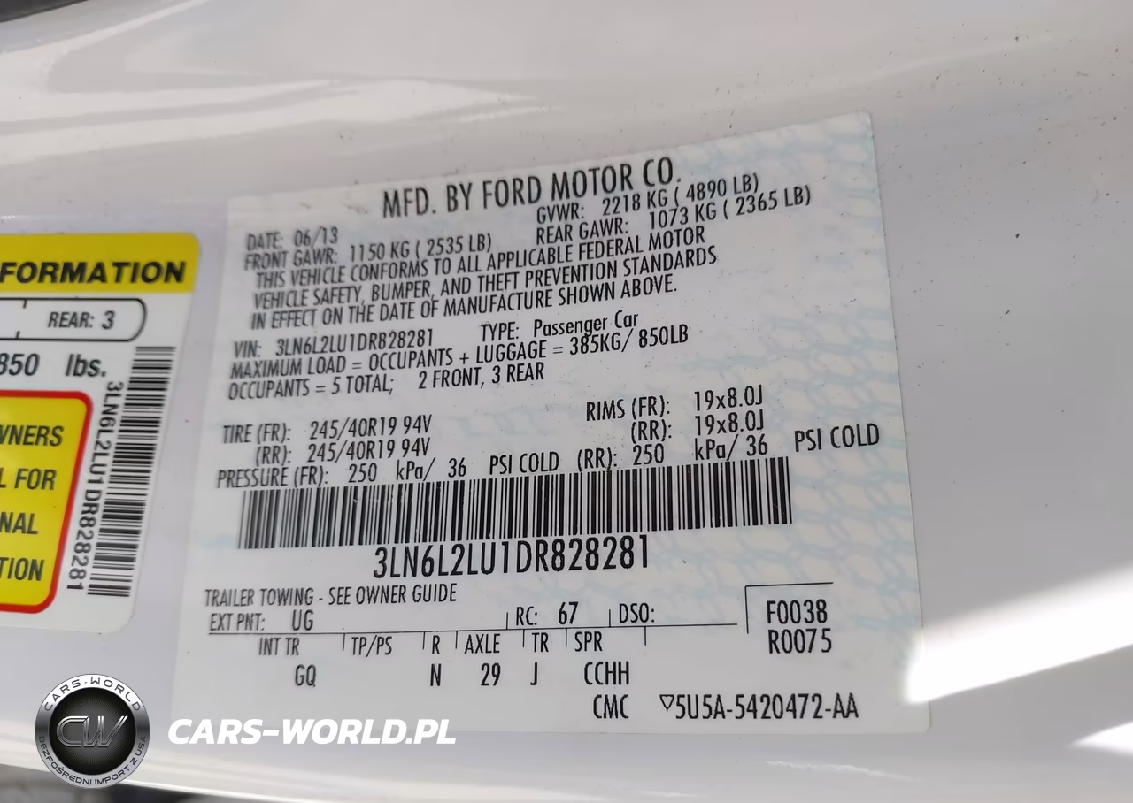 2013 Lincoln Mkz Hybrid VIN:3LN6L2LU1DR828281 - 9