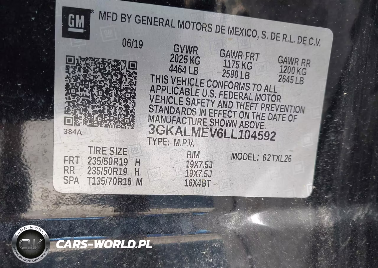 2020 GMC Terrain Fwd Sle VIN:3GKALMEV6LL104592 - 9