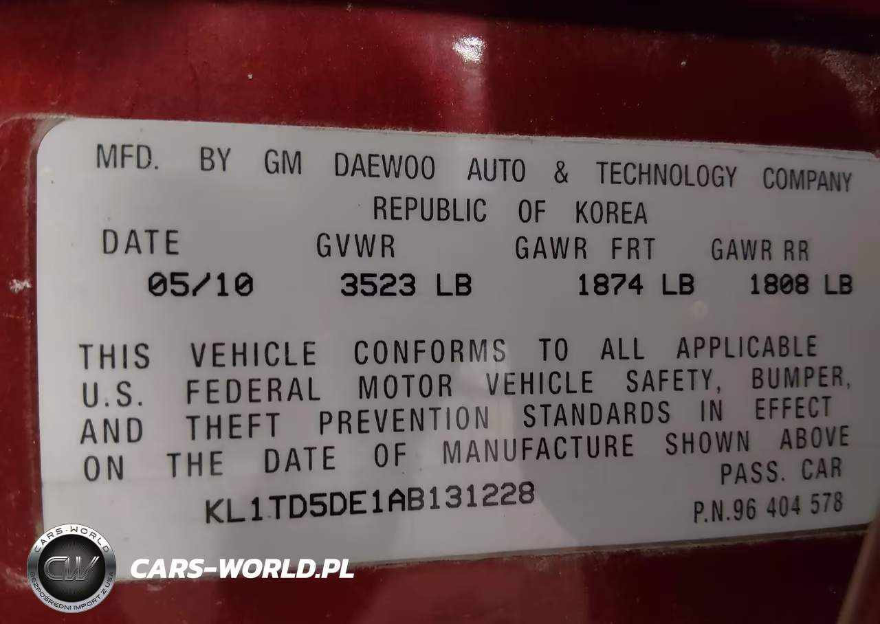 2010 Chevrolet Aveo Lt VIN:KL1TD5DE1AB131228 - 9