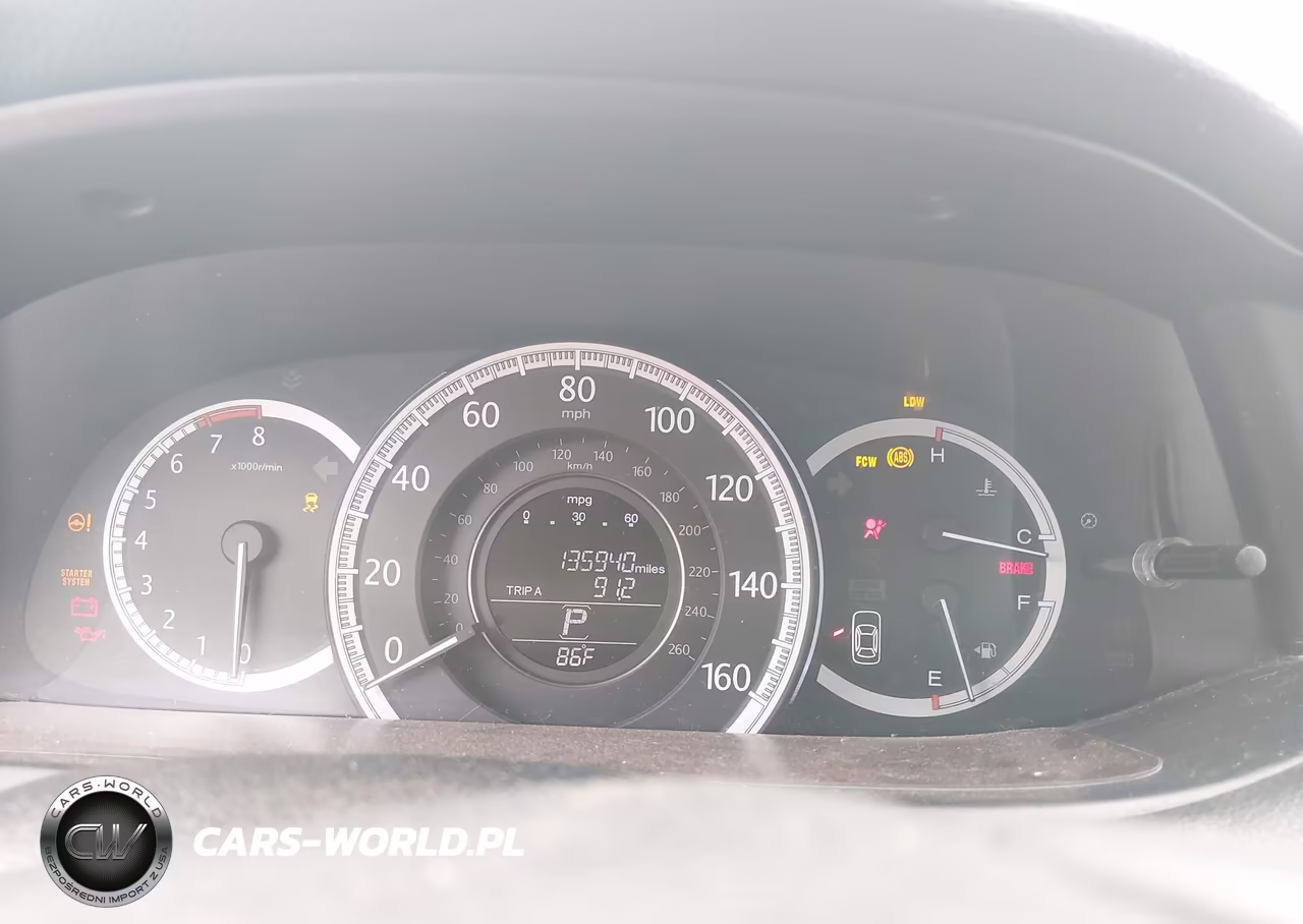 2013 Honda Accord Ex-L V-6 VIN:1HGCR3F82DA000603 - 7