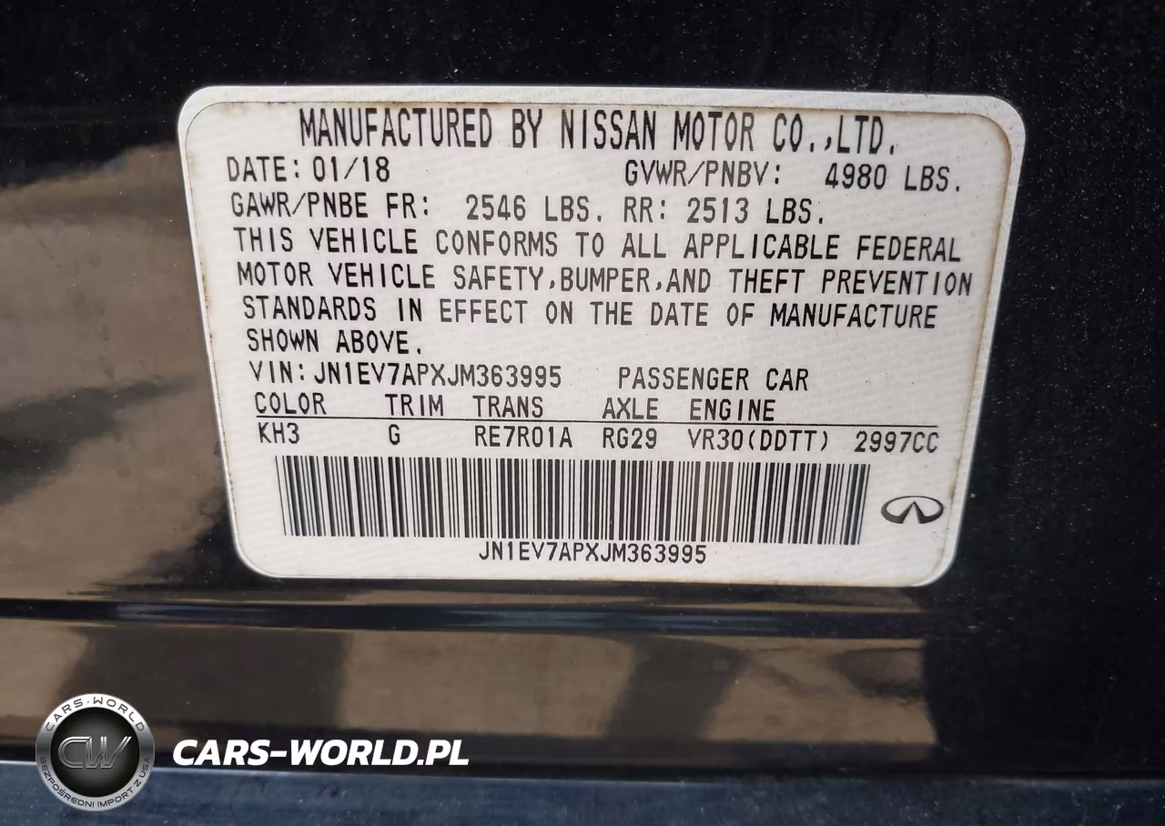 2018 Infiniti Q50 3.0T Luxe VIN:JN1EV7APXJM363995 - 9