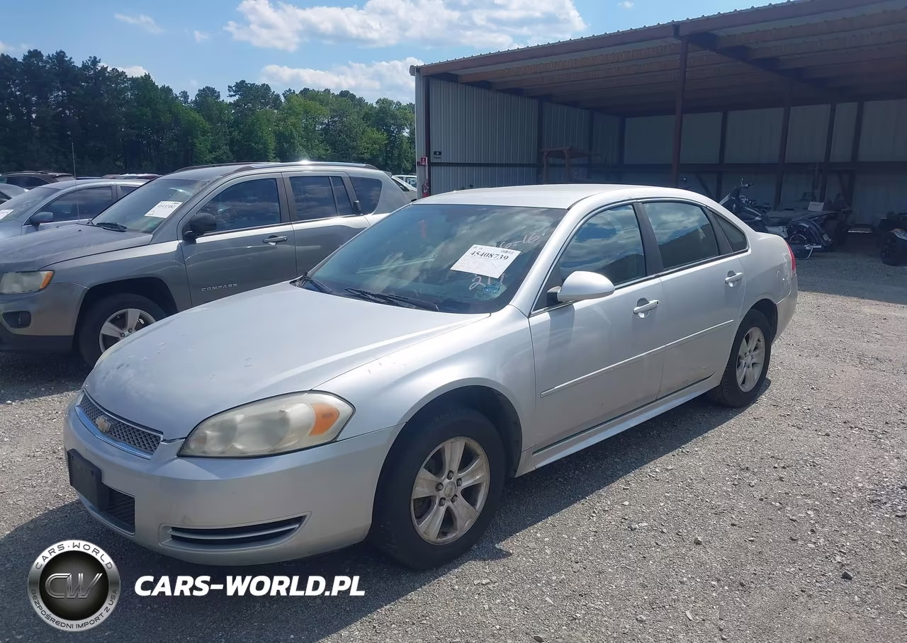 2012 Chevrolet Impala Ls VIN:2G1WF5E36C1131217 - 2